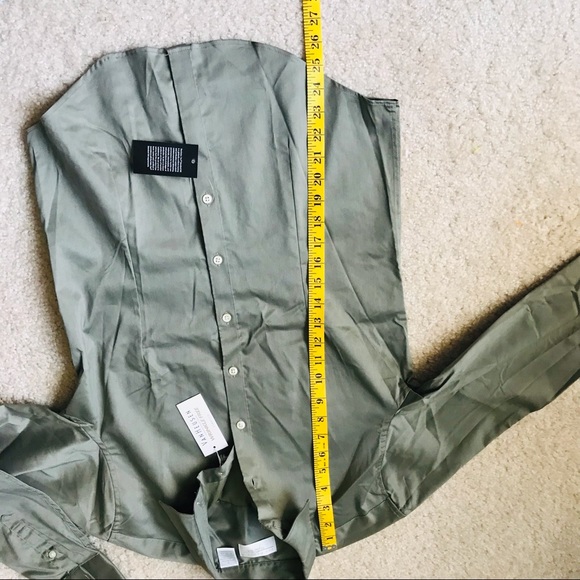 NWT Van-Heusen Green Top Size S - Picture 5 of 7